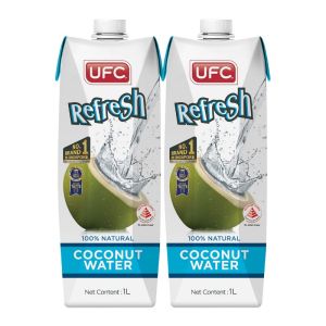 Ufc Refrsh 100%cocont Wtr T/pk 2x500ml