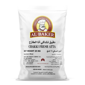 Al Baker Chakki Frsh Atta 25kg 1x25kg